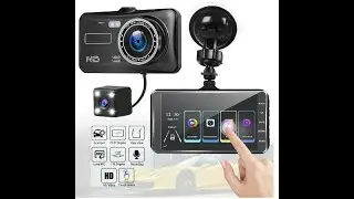 Авто Видео Регистратор с Aliexpress.  Камера с двумя объективами HD 1080P Видеорегистратор Dashcam