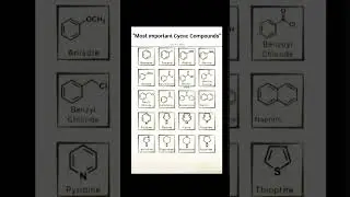 Most Important Cyclic Compounds # chemistry