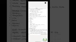 मनस short handwritten notes//manas notes//kriya sharira 2 imp for exam//AYUSH_EDU//1st yr bams #bams