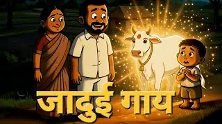 Jadui Gaay | Kids story | Cartoon | Magical Stories | Fairy tails | Magical Cow
