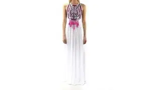 Mara Hoffman Mirror Embroidery Maxi Dress | SwimOutlet.com