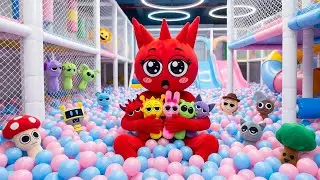 UNBELIEVABLE! Raddy Meets Sprunki In The Ball Pit!