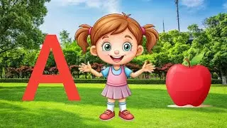 A For Apple To  Z FOR Zip with learning by Rubi 