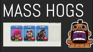 MASS HOG - TH10 Attack Strategy (Clash Of Clans)