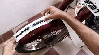 Piston Graphics RE Bullet stickers Kit  Installation Guide