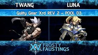 Frosty Faustings XV 2023 Pool D3 - twang (Chipp Zanuff) vs luna (Ky Kiske) - Guilty Gear Xrd REV 2