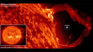 Prominence Eruption and CME (11/12/2024) - SolarHam.com