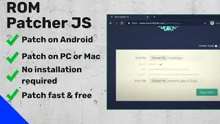 How to Patch a ROM Hack on Android or PC using ROM Patcher JS