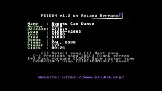 C64 Music: Robots Can Dance by welpix ! 28 January 2026 !