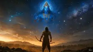 Arjuna Meets Cosmic Krishna &mdash; EPIC Bhagavad Gita Scene | AI Mythology