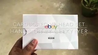 Cardboard VR headset from eBay hands on by Geekyiyer