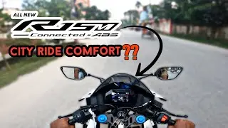 YAMAHA R15 M CITY RIDE COMFORT।।yamaha r15m।। SK VLOGS