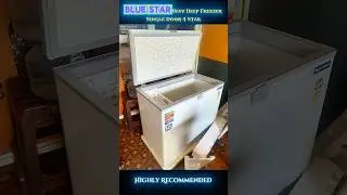 Blue Star Best Single Door Deep Freezer👌For Shop & Home Uses ✅ go for it 👍#deepfreezer #bluestar