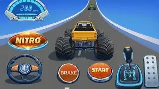 Monster Truck Mega Ramp Racing Gameplay | Insane Sky Jumps, Extreme Stunts & Impossible Tracks