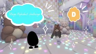 Adopt me Alphabet Challenge- Making a Mega Of Every Letter! - adopt me roblox