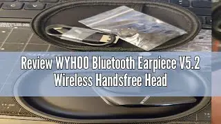 Review WYHOO Bluetooth Earpiece V5.2 Wireless Handsfree Headset with CVC8.0 Noise Cancelling Dual Mi