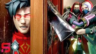 Evil Angel Stray HAUNTS his FAMILY.. Fortnite