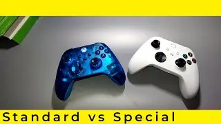 Xbox controller standard White vs Blue Cipher special edition