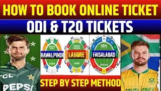 PAK vs SA T20 Tickets | How to book Pakistan Vs South Africa Tickets Online