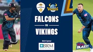 🔴LIVE | Derbyshire Falcons vs Yorkshire Vikings - T20 Vitality Blast