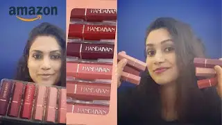 HANDAIYAN Matte Lipstick Set (Color C2 )- Lip Swatches & quality