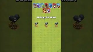 Which Troops Survive Seeking Air Mine? | Clash of Clans