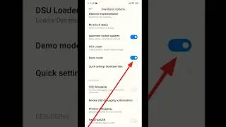Demo Mode Setting 😱 #shorts #youtubeshorts #demomode #redminote10s