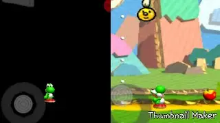 How to fix background glitch in yoshi's story  (android emu game)