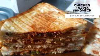 Chicken Fajita Sandwich 🥪 for Ramzan 2021 by Zara tasty kitchen