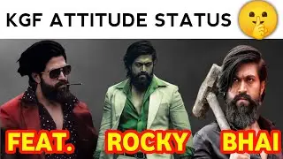 KGF Attitude Status Feat. Rocky Bhai । Rocky Bhai । Cine2Cine ।