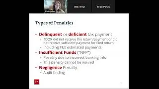 Tax Webinar: State Tax Compliance and the Collections Process