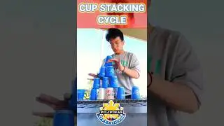 Sport Stacking Cycle in 5.931 Seconds! #cupstacking #speed #shorts