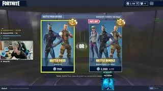 Ninja reacts to SEASON 4 of Fortnite and buys it