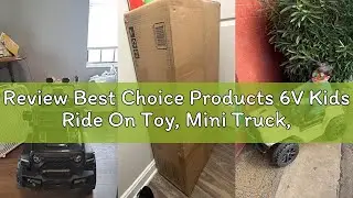 Review Best Choice Products 6V Kids Ride On Toy, Mini Truck, Electric Play Car w/Parent Remote Contr