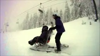 snow-limo on grouse mtn