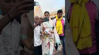 South Indian Actress, Aishwarya Rajesh garu in Tirumala today.