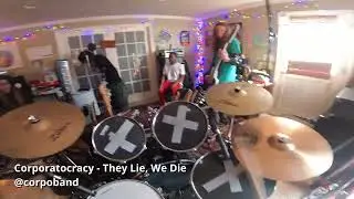 Drumming with my kid's crust punk band