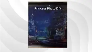 Upcycling 2023 Calendar/ Princess Photo Diy/ Thomas Kinkade Craft