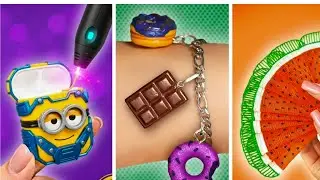 FAÇONS DRÔLES DE FABRIQUER DES BIJOUX😲 || Résine Époxy VS Stylo 3D *Idées de Cadeaux DIY