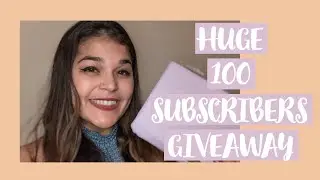 *CLOSED* HUGE 100 SUBSCRIBER GIVEAWAY MAKEUP, SKINCARE & MORE!