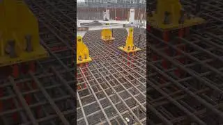 Tower crane foundation preparation - Mat Footing + Reinforcement