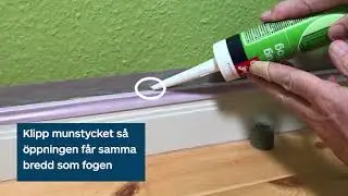 G&ouml;r det sj&auml;lv: Akrylfogning