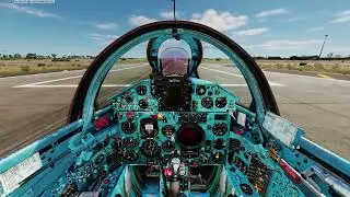 DCS Virtual Incirlik RIAT in cockpit Romanian MIG-21 Arrival