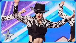 The Queens GO BANANAS to Cameo's 'Word Up' | Unforgettable Audition | Britain's Got Talent