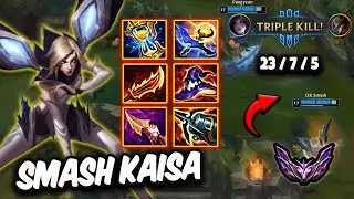 Smash Kaisa vs Peyz Yunara ( ADC ) Korea Master 540 LP | Patch 26.2