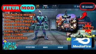 UPDATE‼️ REAL STEEL WORLD ROBOT BOXING MOD APK v101.101.102 - UNLIMITED MONEY UNLOCK PROFILE BLOCKED