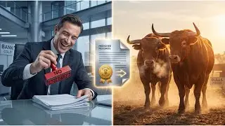 BANKER LAUGHED AT TWO GIANT BULLS AS COLLATERAL—UNTIL THE BREEDING RECORDS REVEALED THEIR TRUE VALUE