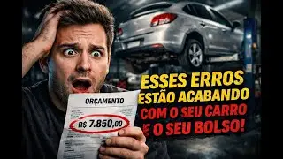 Esses erros estão acabando com seu carro... e o seu bolso.