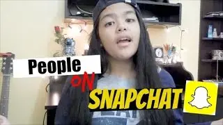 Different people on SNAPCHAT