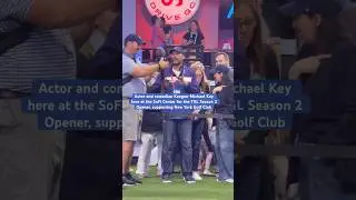 Keegan-Michael Key Pulls Up To TGL Season 2 Match Opener 🤯 #tgl #newyorkgolfclub #keeganmichaelkey
